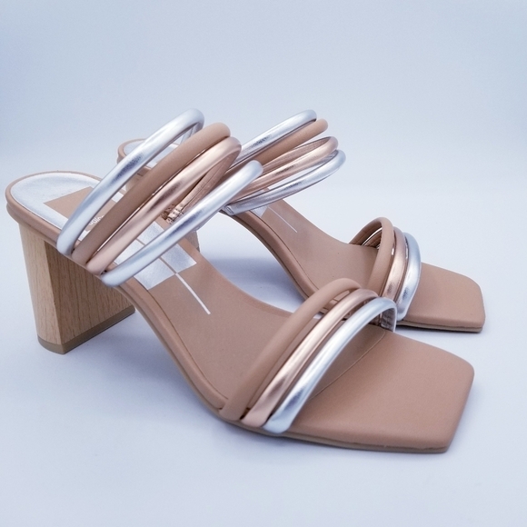 Dolce Vita Shoes - Dolce Vita 3-Tone Strappy Heels Sandals NWOT size 7.5
